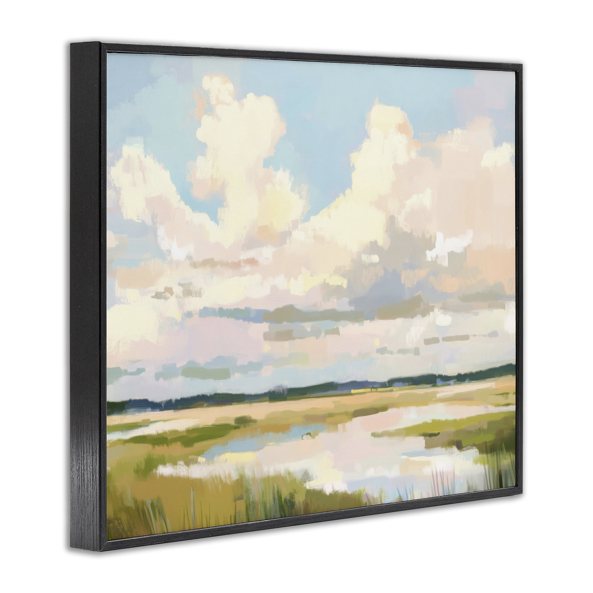 Stupell Industries Lowcountry Marsh at Dawn Black Framed Giclee Art, design by LSR Design Studio