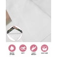 thumbnail image 6 of Black Flowers Kitchen Dish Towels for Drying Dishes Set of 2, Spring Floral Elegant Pastoral Vintage Waffle Weave Microfiber Hand Tea Bathroom Towels Quick Dry & Absorbent Towel 15.7x23.6, 6 of 7