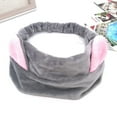 thumbnail image 2 of Girl Woman Cute Cat Ears Stretch headband Hair Accessories for Wash Face Make-up, 2 of 13