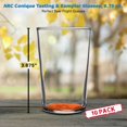 thumbnail image 5 of 10 ARC Conique Tasting & Sampler Glasses Set, 6.75 oz. - Durable, Barware, USA made - Orange, 5 of 5