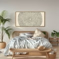 thumbnail image 4 of Large Jesus Feeds the 5000 Canvas Wall Art Jesus Framed Wall Decor Modern Christian Artwork Minimalist Bible Painting for Living Room Bedroom Dining Room 20x40 Inch, 4 of 9