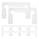 thumbnail image 1 of 40pcs Gasket Replacement Kit For Hinges Rubber Pads For Glass Door Shower Door Hinge Part, 1 of 3
