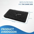 thumbnail image 3 of 2 Sets Pond Replacement Filter Pads, Filters Sponge for Pond Pump Pre-Filter Box, Coarse and Fine Filter Pads Set Compatible with 52231 and 52229 Filter Box for Outdoor Pond Fountain Water Aquarium, 3 of 8