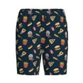 thumbnail image 6 of Daiia Fast Food Mens Woven Stretch Pajama Short,Short Pajama Pants-X-Large, 6 of 7