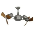 Ceiling Fan Angular Rotation Dagny 360° double-headed rotational ceiling fan in Textured Bronze ...