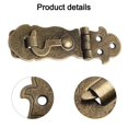 thumbnail image 6 of Ana Retro Style Suitcase Lock Chest Box Clasp Hasp Latch Bronze Tone Home Improvement Door Hardware Accessories Home Decor, 6 of 10