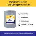 Deck Coating; Paint for Wood Decks, Stairs, Railings and More (1 Gallon
