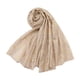 thumbnail image 3 of Bufanda de moda para mujer Bufanda de cabeza moderna para playa, viajes y actividades al aire libre , Beige, 3 of 8