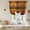 Orange, Green, Brown, variant on Blue Brown Checked Balloon Curtains for Windows, Bedroom Curtains 54 Inch Length, Beige Buffalo Plaid Farmhouse Tie Up Curtains Panels Thermal Insulated Bathroom Curtains Window 42"x54"