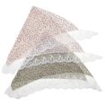 thumbnail image 4 of Here's a refined and professional product description for your **2pcs Floral Lace Triangle Headband Scarves**:\n\n \n\n**2pcs Floral Lace Triangle, 4 of 4
