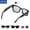 Blue Light Protection, variant on AI Smart Glasses with 8MP HD Camera, Bluetooth 5.3 & Wi-Fi, IP65 Waterproof, 35g Ultra-Light, Touch Control & Voice Assistant for Photography, Outdoor Sports & Work