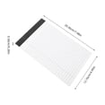 thumbnail image 2 of OUNONA Cahier 4 Pcs Papier Blanc Ligné Design Simple pour Travailleurs de Bureau, 2 of 6