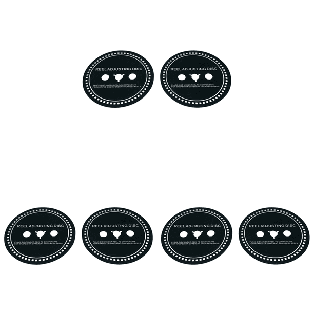 【0 9 Mm】 2 Espaciadores Adaptadores Trident / NAB 0 7/0 8/0 9/1 0/1 2 Mm Adecuados para Grabadoras Cinta Carrete A Carrete (0 9 Mm)