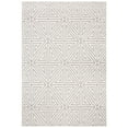 thumbnail image 7 of SAFAVIEH Natural Fiber Bedelia Geometric Moroccan Jute Area Rug, Grey/Ivory, 5' x 8', 7 of 7