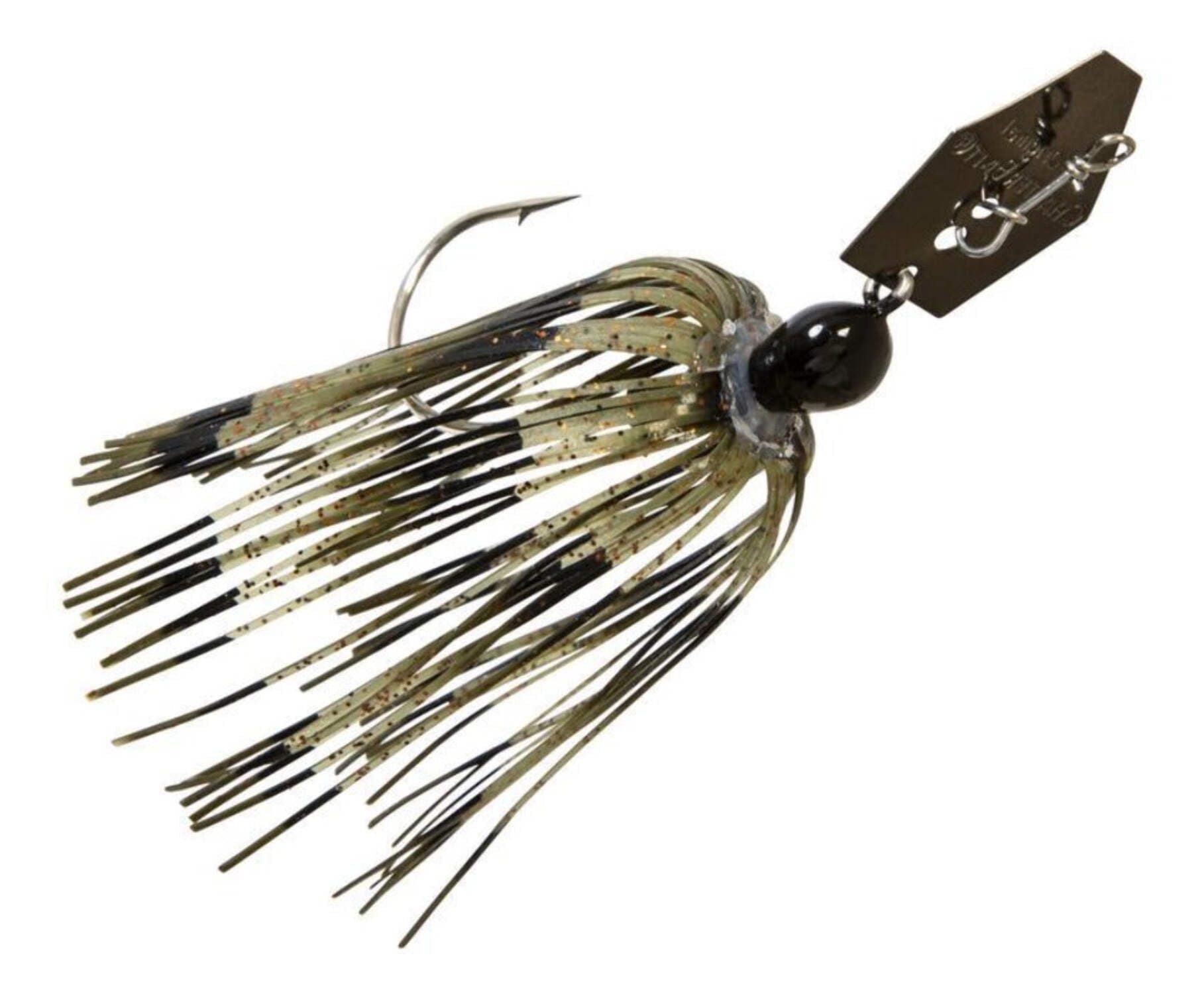 Z-Man ChatterBait Chatter Bait, 3/8oz, Green Pumpkin Purple