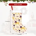 thumbnail image 4 of Balery Cartoon Poodle Dog Pattern Christmas Stockings with Initials, 18" Large Knit Christmas Stocking,Xmas Stocking for Kids, Holiday and Family Stocking, 4 of 7