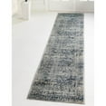 thumbnail image 3 of Unique Loom Chateau Collection Area Rug - Jefferson (2' 7" x 10' Runner Blue Gray/Beige), 3 of 10