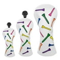 thumbnail image 1 of 3Pcs Golf Cover 1 3 5 UT Hybrid Headcover Interchangeable Number Tag Multi, 1 of 8
