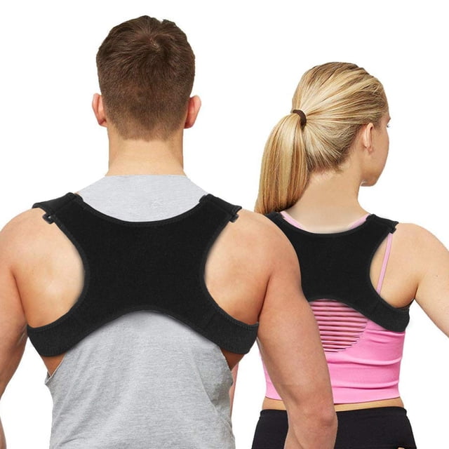 Corrector de postura Aaiffey para hombres, mujeres y niños. Soporte lumbar ajustable y eficaz para la clavícula, ideal para aliviar la cifosis torácica y el dolor de hombro.