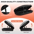 26 Cu Ft Extra Large Rooftop Carrier with Dual-Side Opening, Hard Shell ...