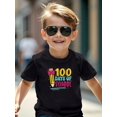 thumbnail image 2 of 100th Days of School T-Shirt for Kindergarten Toddler Boys and Girls - Soft 100% Cotton Round Neck Short Sleeve, Breathable Regular Fit with "Kindergarten Team" Graphic, 2 of 5