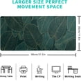 thumbnail image 5 of Tropical Leaves Extended Mouse Pad, XL Gaming Mouse Pads, Large Big Mousepad Laptop Computer Keyboard Mat Desk Pad with Non-Slip Base Stitched Edge for Gaming Office, 31.5x11.8 Inch, 5 of 5