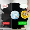 thumbnail image 3 of 2pcs Record Cleaner Handler Mitt Black Vinyl Record Clip Disc Cleaning Protection Pad Lightweight No Fingerprints No Damage Anti-static for Vinyl LP Records, 3 of 8