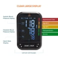 thumbnail image 5 of Tensiómetro automático Dario Gen2 para uso doméstico, pantalla LCD retroiluminada, brazalete ajustable grande (8,75-16,5 pulgadas), aplicación Bluetooth inteligente y estuche de transporte., 5 of 5