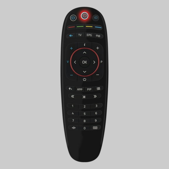 Allimity Replaced Remote Control Compatible with Infomir IPTV Box MAG322 MAG324 MAG420 MAG424 MAG520 MAG524 MAG544