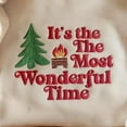 thumbnail image 2 of It's The Most Wonderful Time Embroidered Sweatshirt, Christmas Shirt, Vintage Christmas Shirt, Christmas Time Shirt, Merry Christmas Sweater, 2 of 5