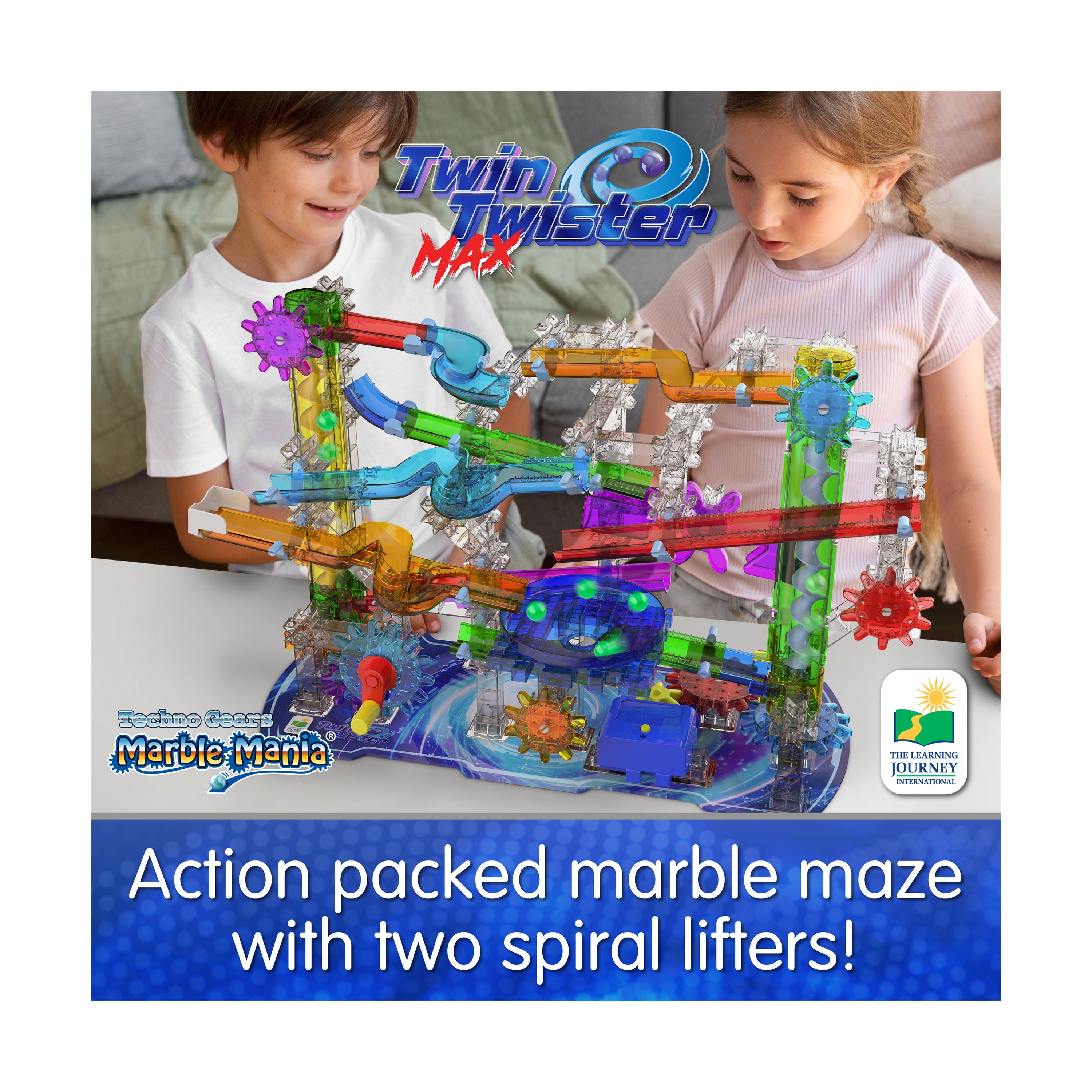 The Learning Journey Techno Gears Marble Mania - TwinTwister Max: 200+ Pcs