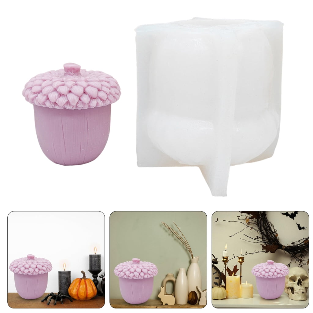 Geemin Silicone Mould Pinecone Casting Mould Handmade Candle Molds Epoxy Resin Molds