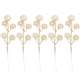 thumbnail image 3 of 5/1PCS Golden Powder Glitter Stem Candy Circle Branch Christmas Tree Decoration Xmas Festival 2024 New Year Gifts Party Decors, 3 of 5