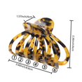 thumbnail image 2 of Leopard Hair Clips, Bohemian Tortoise Celluloid French Design Barrettes Shell Hair Claw Clips Strong Hold Big Hair Jaw Clips for Thick Hair Accessorie, 2 of 4