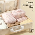 thumbnail image 3 of LazySpin 3 Piece Makeup Bag Set Mini, Small & Large Cosmetic Bags, 3 of 9
