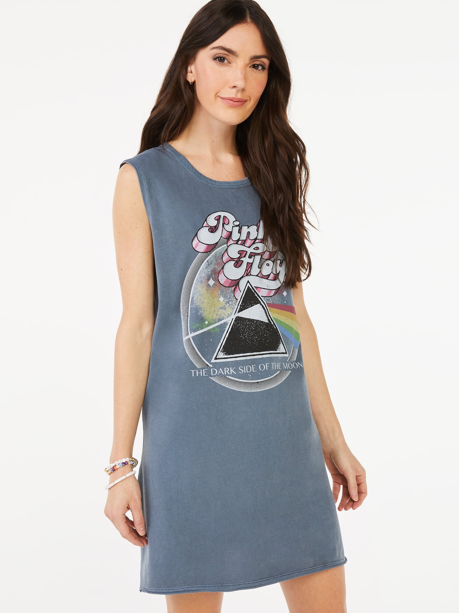 Pink Floyd Sleeveless T-Shirt Dress ...