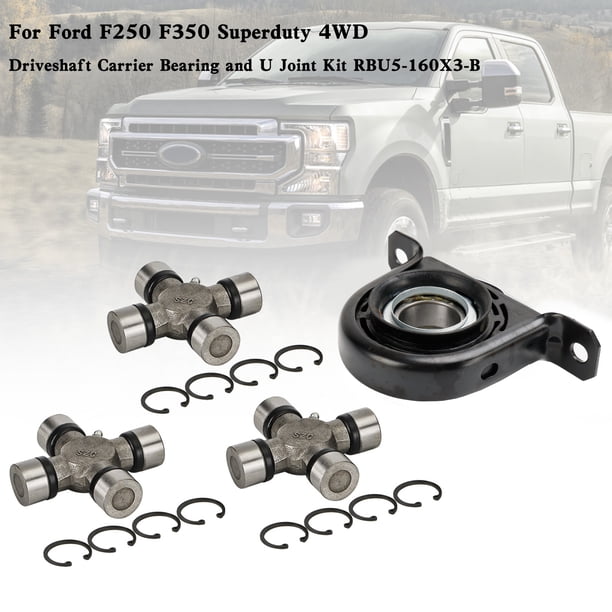 Kit de cojinete portador de eje de transmisión y junta en U para Ford F250 F350 Superduty 4WD