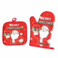 thumbnail image 2 of Clearance Oven Mitts under $7 Christmas Oven And Potholders Set 2 PCS Christmas Santa Snowman Deer Oven Pot Holders Heat Non Slip Cooking Gloves For Christmas BBQ Cooking Baking Grilling, 2 of 8