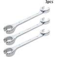 thumbnail image 4 of SLGHLSAHG Flare Nut Wrench, 19mm x 22mm Metric Double Open End, 3Pcs A9478, 4 of 8