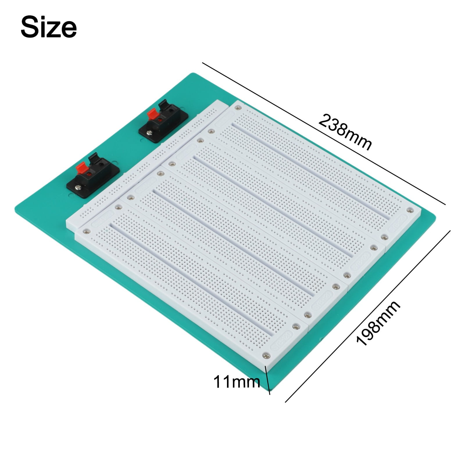 Syb-500 4 In 1 700 Solderless Points Breadboard Tiepoint Pcb Solderless Bread Board Power Supply Module Replacement Spare Parts