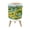 Color 3, variant on Classroom Small Trash Can with Lid Vintage World Map Antique Compass Rose Nautical Style Sepia 1.8 Gallon Dog Proof Trash Can Round Garbage Can Waste Bin Wastebasket for Nursery Back to School Gifts