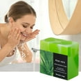 thumbnail image 4 of Fiudx Jabón Artesanal con Aceite de Aloe Vera, Limpiador Orgánico Facial y Corporal, Cuidado Suave para La Hiperpigmentación, para Hombres y Mujeres, Ingredientes Naturales, 100 G Netos, 4 of 6