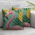 thumbnail image 3 of Qinduosi Pillow Cover and Exotic Leaves Theme Farmhouse Decorative Throw Pillow Cover for Sofa Couch Home Decoration White, 3 of 5