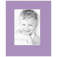 thumbnail image 2 of ArtToFrames 8.5x11" Lavender Mist Custom Mat for Picture Frame with Opening for 4.5x7" Photos. Mat Only, Frame Not Included (MAT-177), 2 of 5