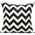 thumbnail image 6 of Black Beige Outdoor Throw Pillow Covers Cases 18x18 Set of 4 Boho Fall Mid Century Stripes Decorative Accent Cushionfor Sofa Paito Couch Bed Room,Black Tan Geometric Decor, 6 of 6