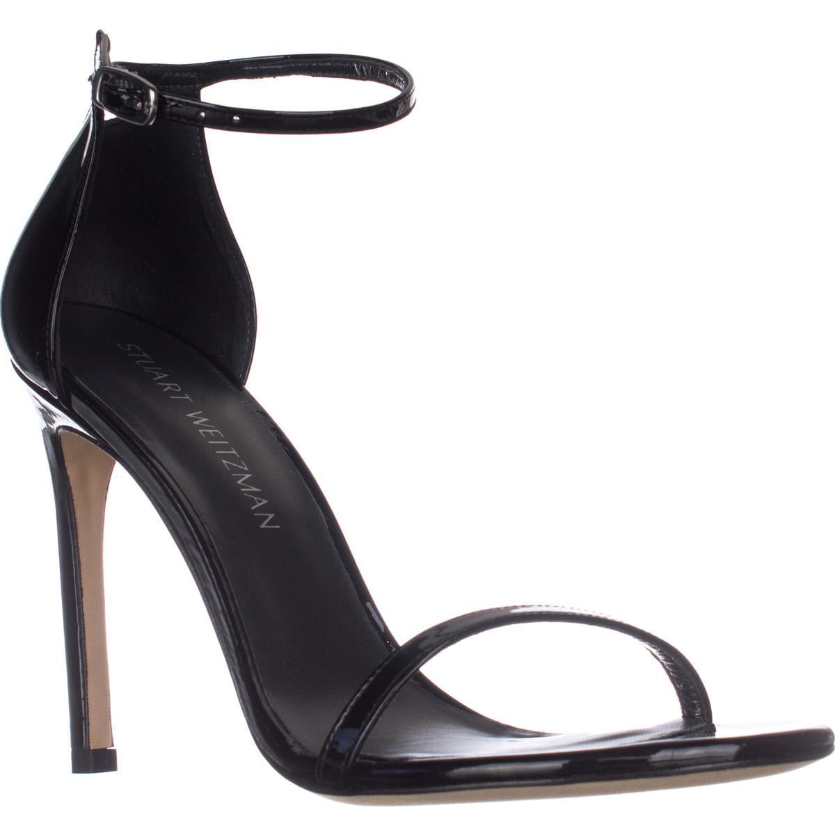 black patent dress sandals