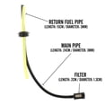 thumbnail image 4 of RichLink Petrol Fuel Hose Pipe with Tank Filter Assembly and Grommet, 4 of 9