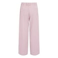 thumbnail image 5 of GEWSEY Women's Striped Gingham Boxer Pants Cotton Pajama Lounge Pj Casual Plaid Trousers Y2K Beach Bottoms with Pockets (Pink, XL), 5 of 7