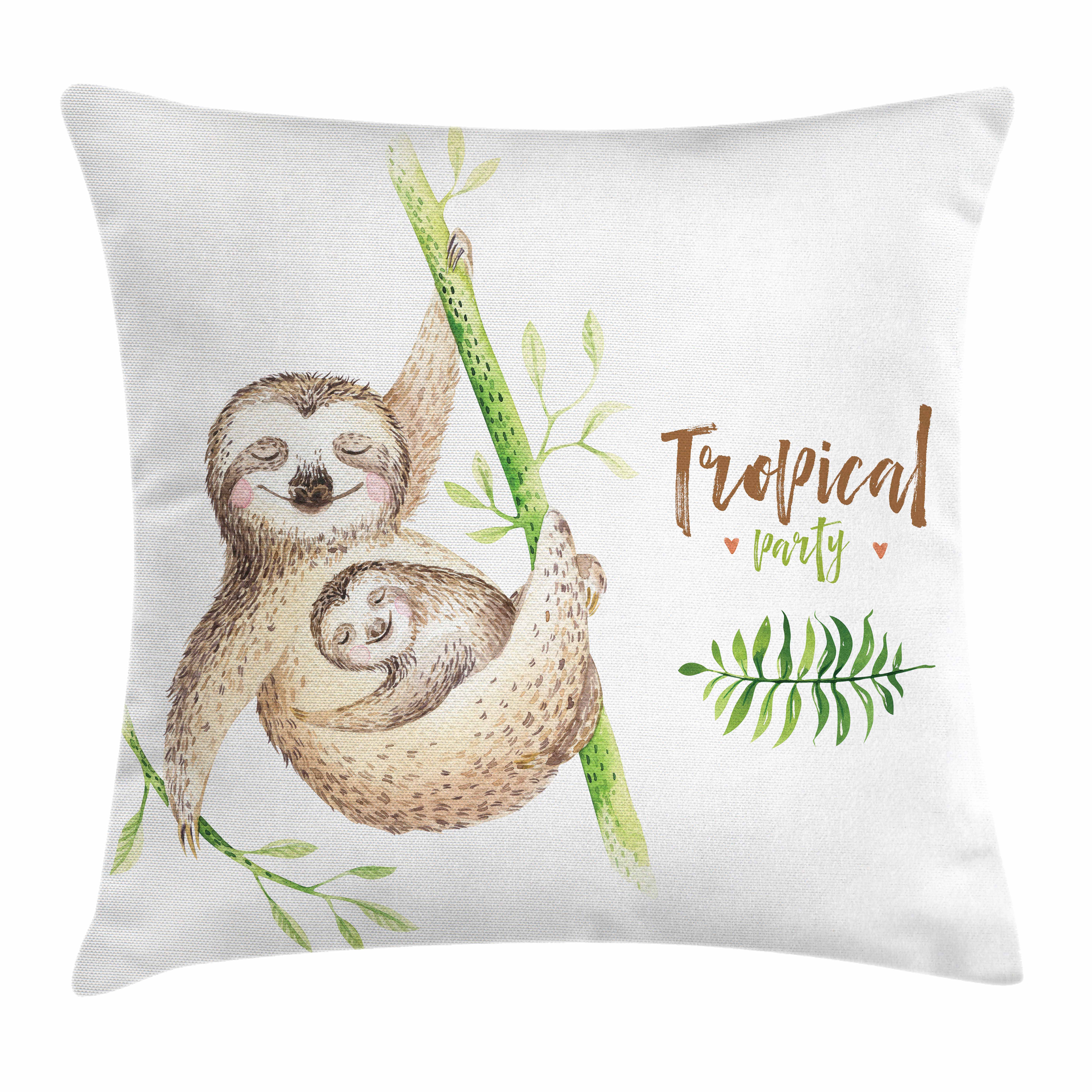 large sloth pillow