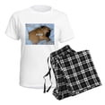 thumbnail image 4 of CafePress - Snug As A Pug In A Rug Women's Light Pajamas - Women's Short Sleeve Print T-Shirt and Pants Light Cotton Pajama Set, 4 of 7